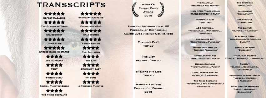 Transscripts play calpernia rebecca root bianca leigh transsexual transgender edinburgh festival fringe fringe fest